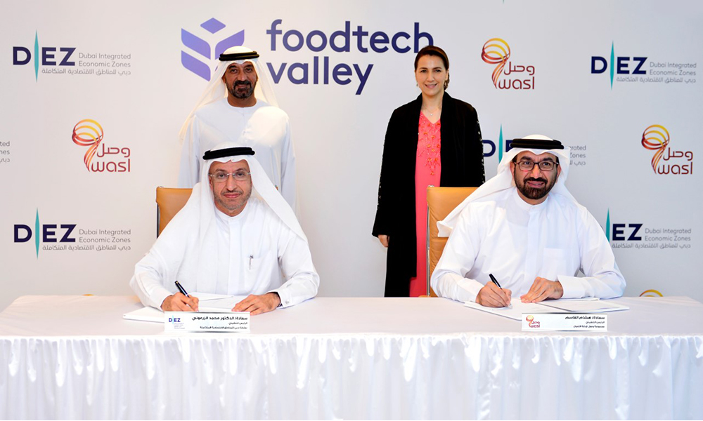 توقيع اتفاقية بين DIEZ ووصل للعمل في مشروع Food Tech Valley
